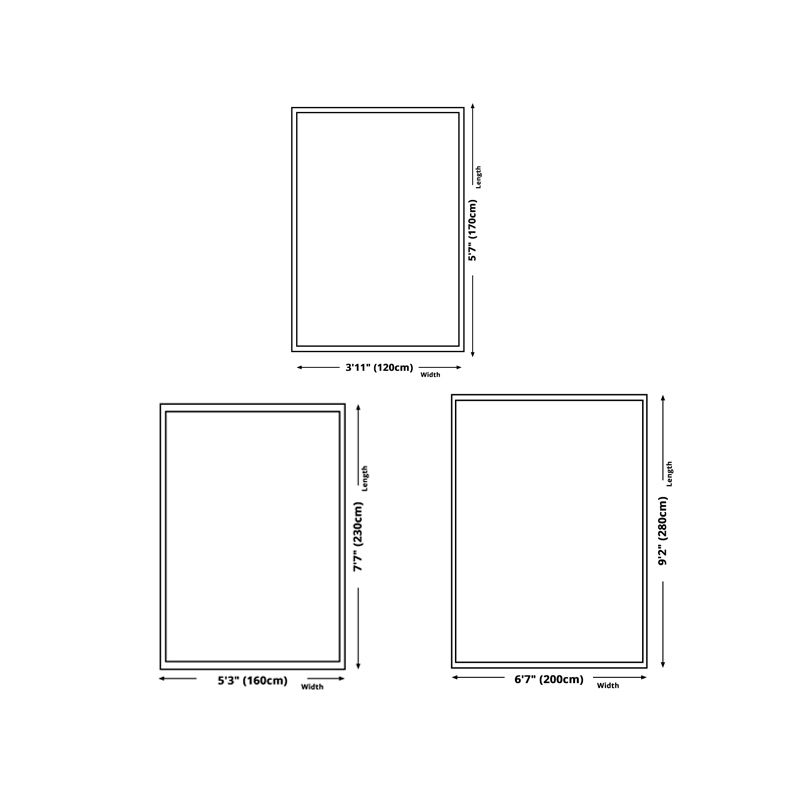 Beige Antique Area Carpet Polyester Medallion Print Area Rug Anti-Slip Area Rug for Drawing Room