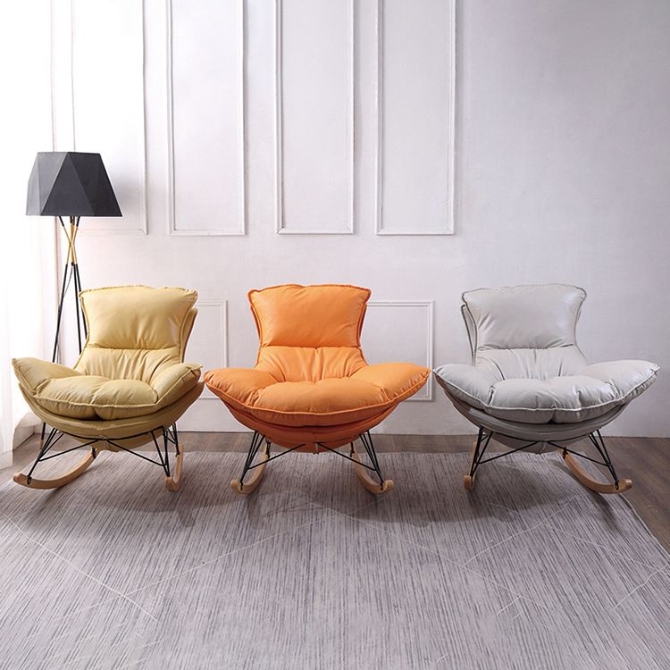 Home Nursery Rocking Chair Modern Simple Style Sofa Rocking Chair