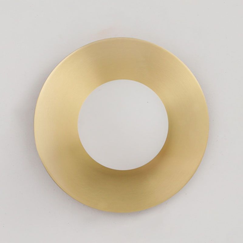 Modern Style House usada luces creativas de luz de pared con sombra de vidrio para dormitorio del hotel