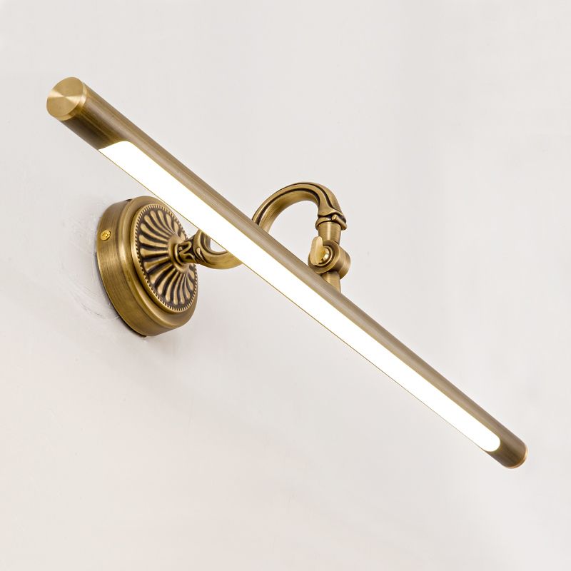 1-Light Mirror Front Light Modern LED Vanity Light with Acrylic Shade for Bathroom