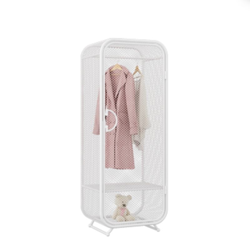 Modern Metal Storage Cabinet for Bedroom Matte Finish Cabinet