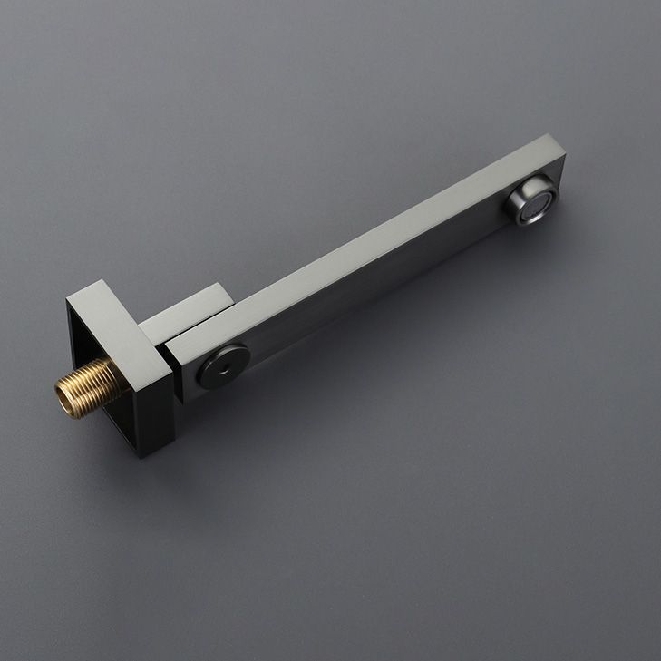 Modern Style Shower System Copper Rectangle Ceiling Mounted Shower System