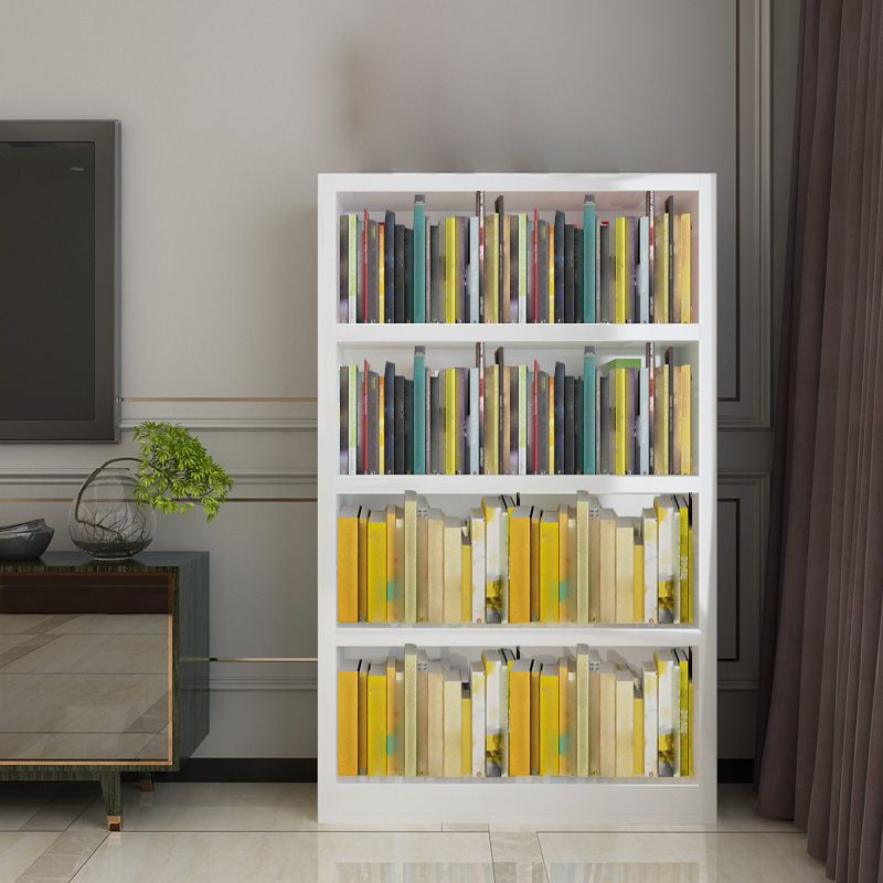 White Modern Style Bookshelf Engineer Wood Bookcase for Home