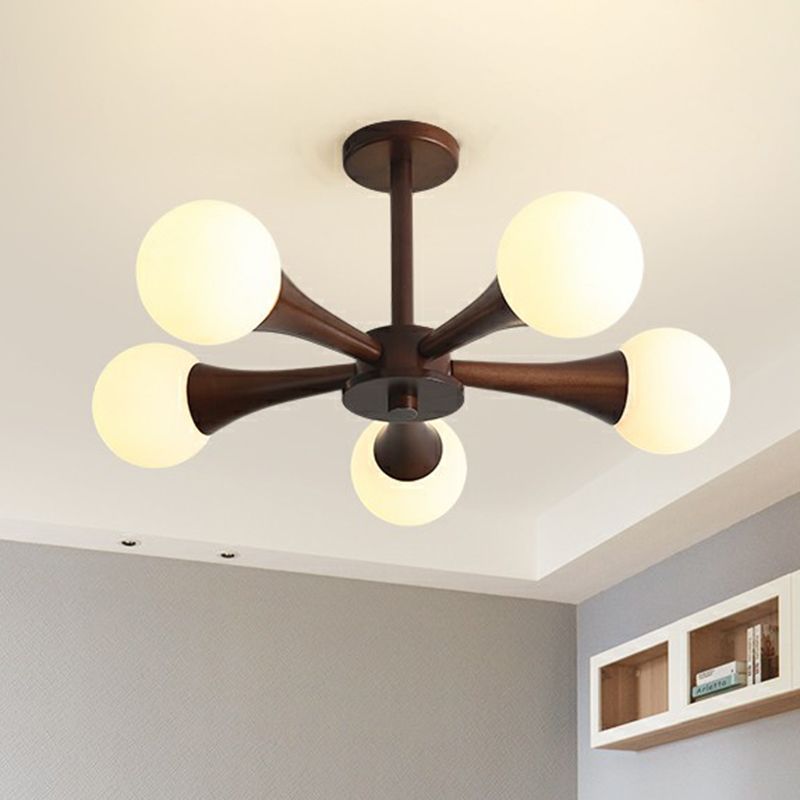 Sfalta a sospensione Simplicità Simplicità Opal Glass Dining Sala Sospense Lampada sospensione