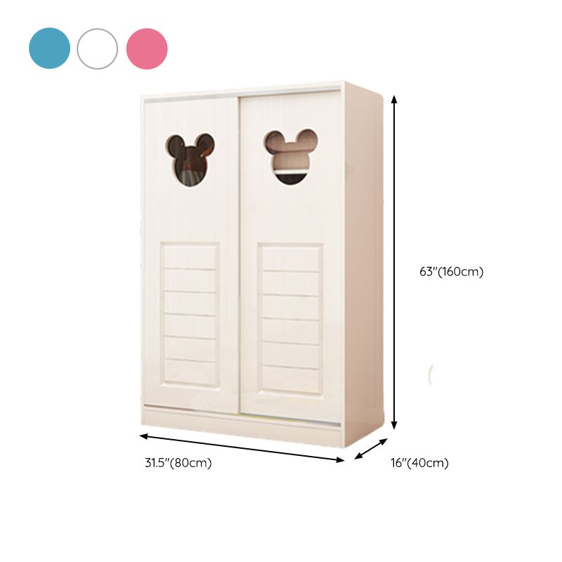 Artificial Wood Hanging Clothes Rack Matte Hanging Clothes Rack