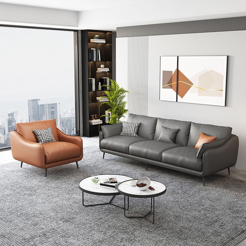 Stain Resistant Faux Leather Settee Furniture Charles Of London Sofa