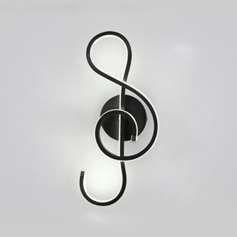 Sala de estar modernista pared apliques led lineal luz de pared simple montada en la pared