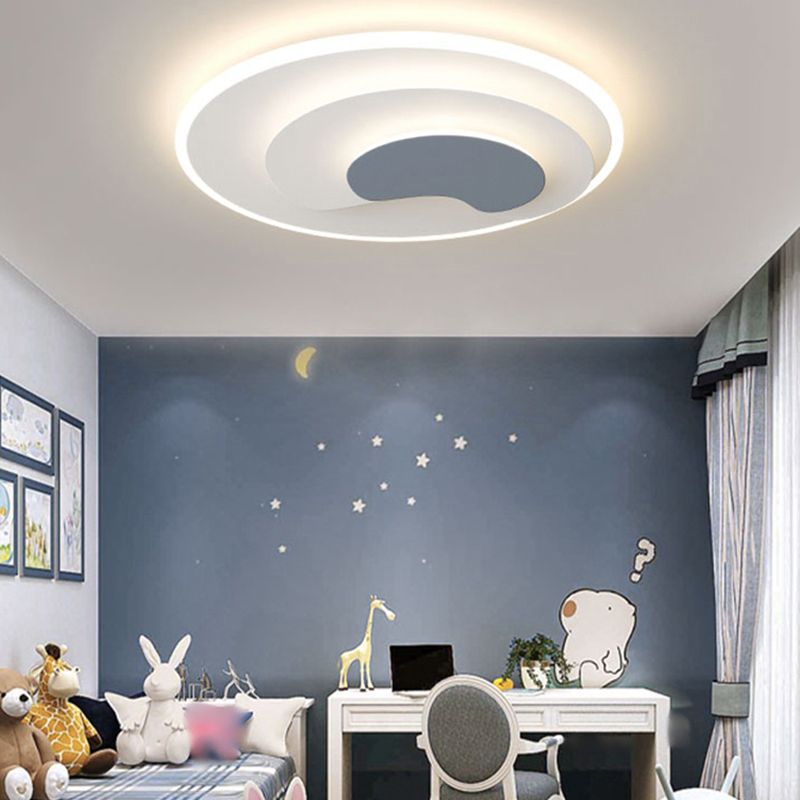 Metal Geometric Shape Flush Mount Light Modern Multi-Lights Flush Mount Ceiling Light