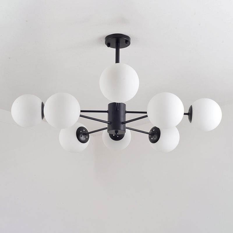 2 Color Opcional Candelera moderna Candelera de sombra de vidrio esmerilado para dormitorio de sala de estar