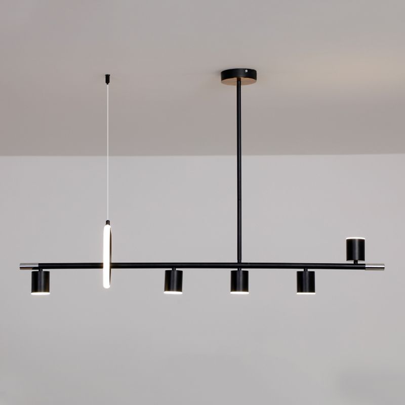 Luces colgantes contemporáneos Geometry Island Lights Metal para la isla de cocina