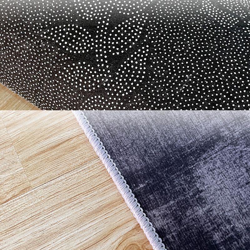Prachtig polyester tapijt modern grijs tapijt woonkamer vloerkleed met niet-slipachter