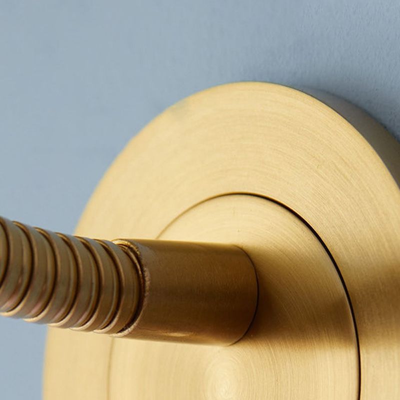 Modern Simple Metal Wall Light Cylinder Shape Adjustable LED Wall Lamp for Bedroom