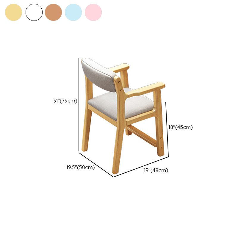 Wooden Desk Kids Desk 23.6" W Bedroom Writing Corner Kids Desk and Chair