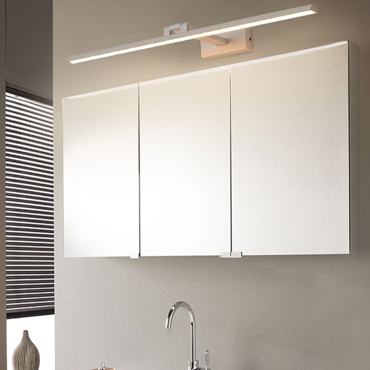 Moderne minimalistische stijl lineaire wandbevestiging verlichtingsarmatuur aluminium wand gemonteerde ijdelheid lichten voor badkamer