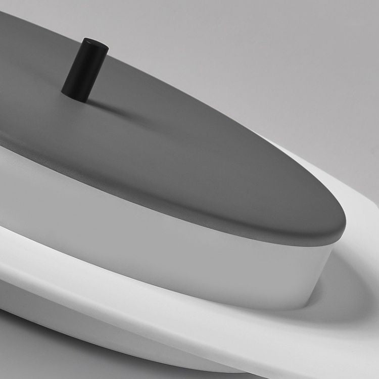 Luminaire de montage de plafond en cercle en métal, lustre de montage de plafond à LED de Style nordique