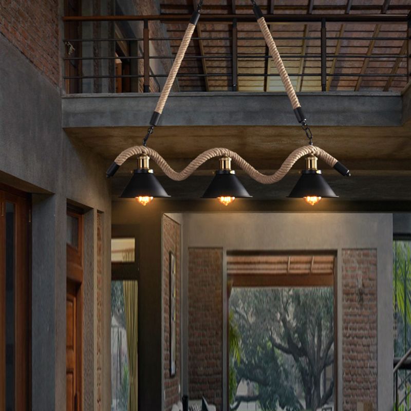 Industrial Island Lighting Cone Ceiling Light for Restaurant