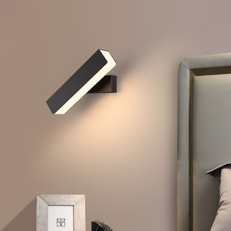 Modern Minimalist Style Rectangular Wall Light Sconces Metal Sconce Lights for Bedroom