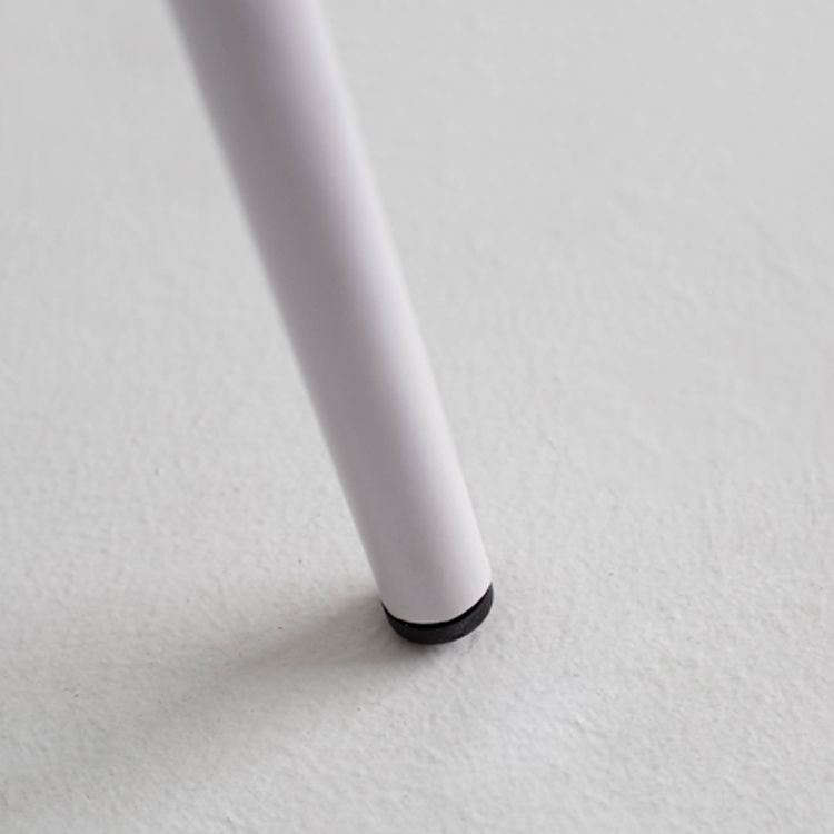 Silla lateral escandinava de plástico para interiores y exteriores, silla con respaldo abierto