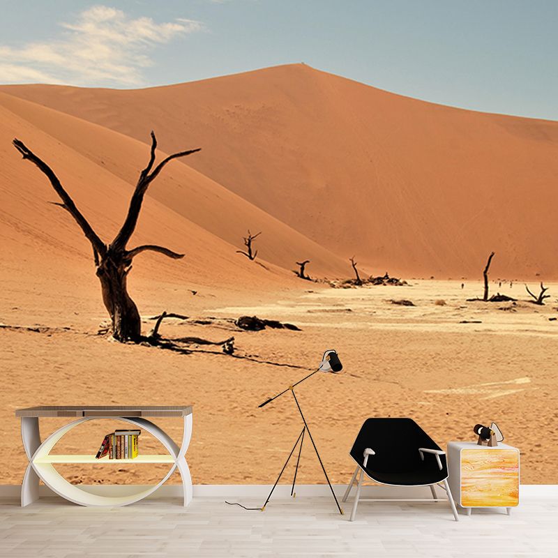 Dining Room Wall Mural Wallpaper Modern Desert Mildew Resistant Wall Decor