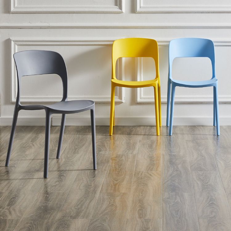 Sedia da casa sedia moderna con la sala da pranzo in plastica aperta contemporanea
