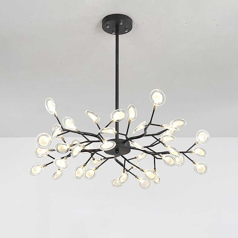 Semplicità ramificata il lampadario lucciola ramificata soggiorno acrilico soggiorno a ciondolo a ciondolo