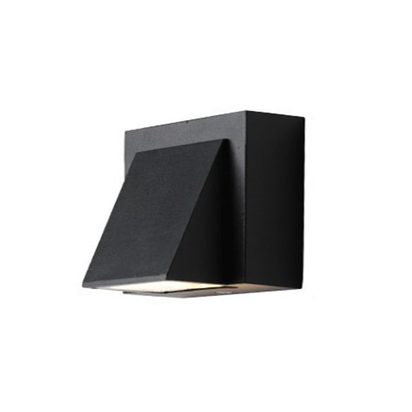 Modern Style Wall Mount Light Black LED Wall Sconce Light with Aluminum for Patio