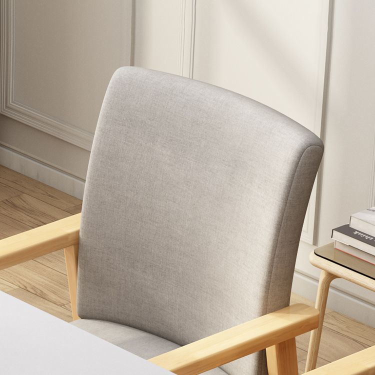 Minimalist Sintered Stone Top Kitchen Dining Set White Standard Dining Set with 4 Legs Table