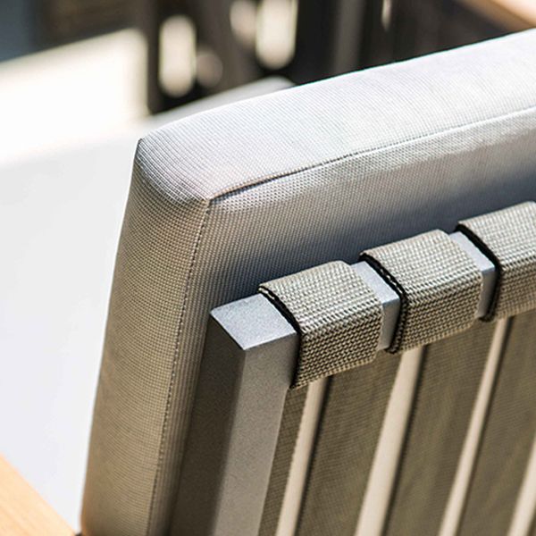 27.55" Wide Cushion Outdoor Sofa UV Resistant Metal Frame Patio Sofa