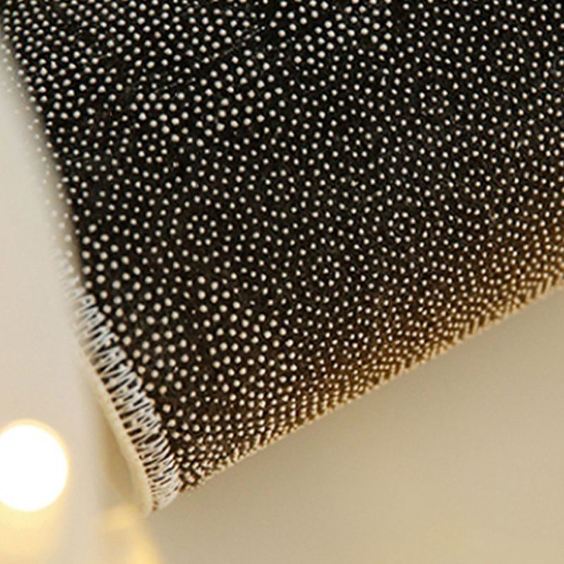 Light Grey Modern Rug Polyester Pattern Rug Tear Resistant Rug for Living Room