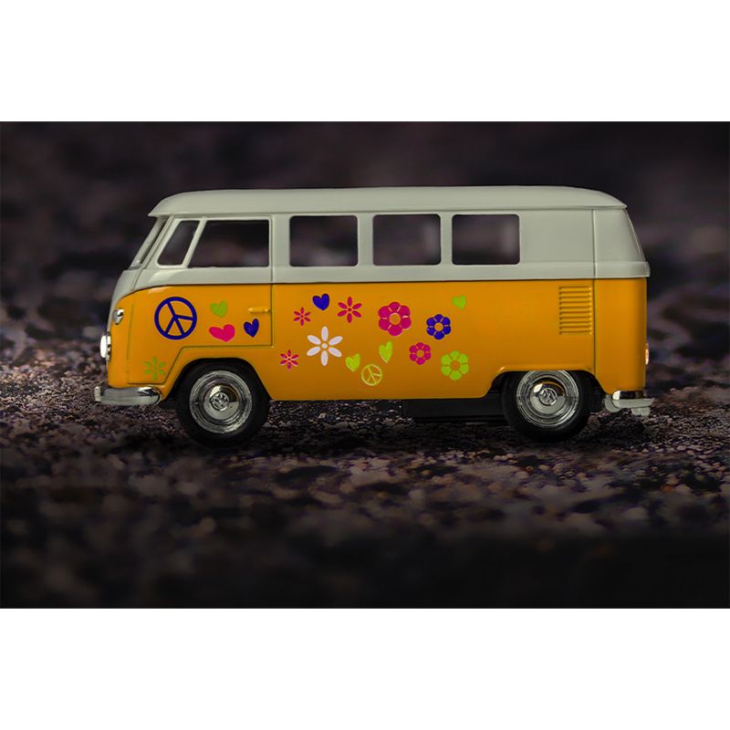 Little Bus Mural Wallpaper Mildew Resistant for Accent Wall Multiple Sizes Available