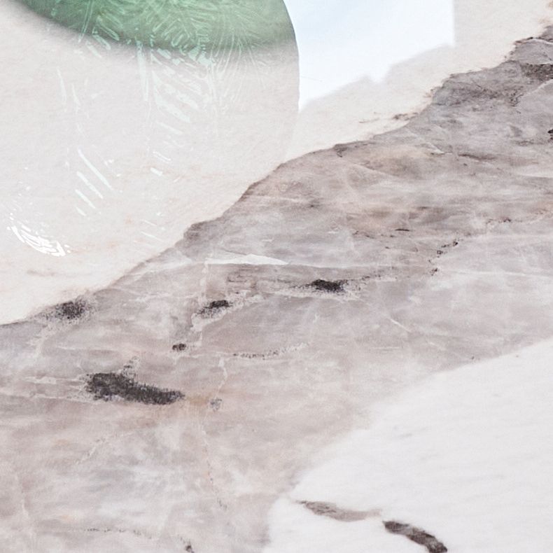 Round Sintered Stone Dining Table Modern Convertible Furniture with Pedestal Base