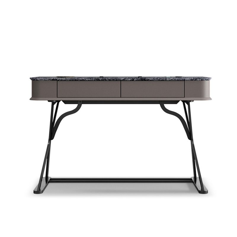 Modernism Stone Top Vanity 29.52" High Vanity Set with Stool