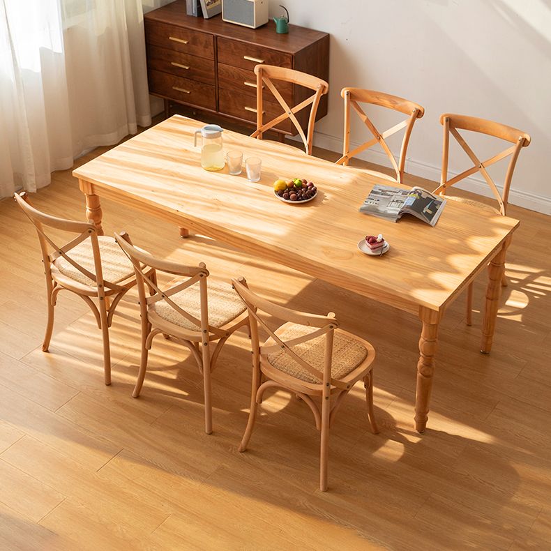 Solid Wood 1/2/3/7 Pieces Dining Set Modern Dining Furniture Set /Separate Items