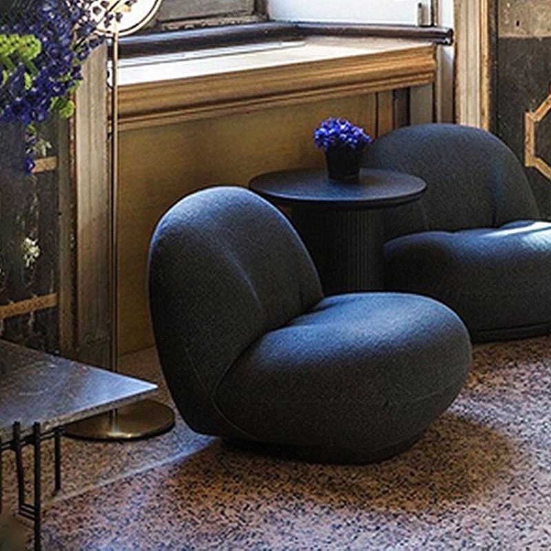 Wool Chair 28.7" L x31.1"W x26.7"H Swivel Chair for Living Room