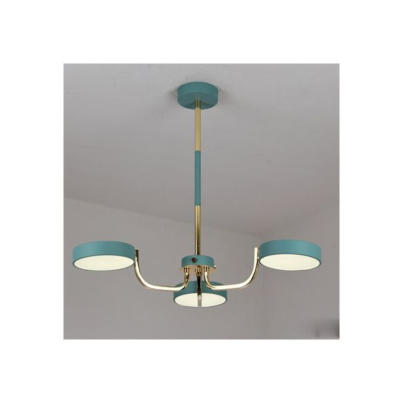 Oval Pendant Dining Room Hanging Lights Acrylic 3 Bulbs Modern style Pendant Lamps