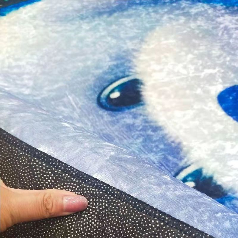 Feather Polyester Rug Area Carpet Anti-Slip Washable Rug for Living Room