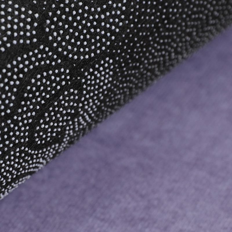 Purple Nordic Rug Polyester Contrast Color Indoor Rug Stain Resistant Rug for Living Room