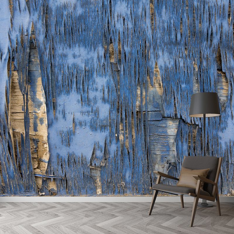 Wood Texture Wall Mural Industrial Home Decor Mildew Resistant for Sitting Room