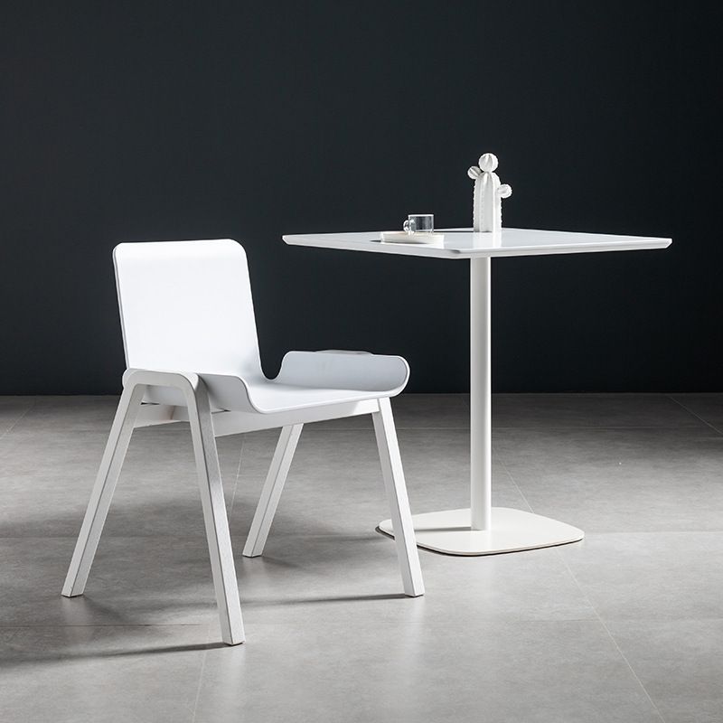 Coffee Shop Dining Room Industrial Style Dinette Table Wood Top Dining Table