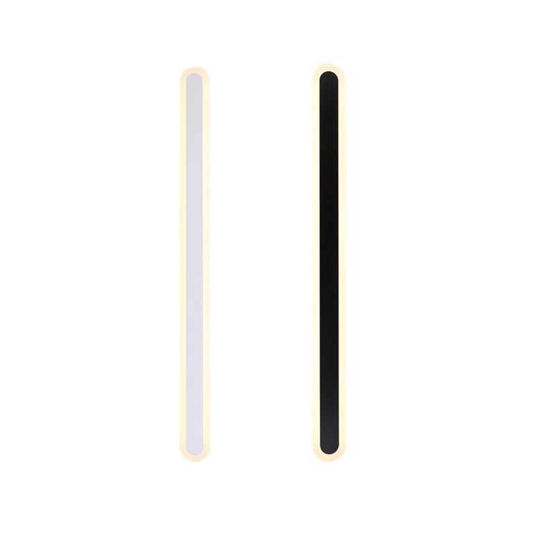 Modern Minimalist Style Linear Wall Sconce Lights Metal Wall Lighting for Living Room