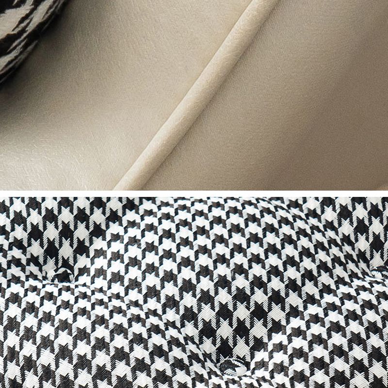 Gorgeous Glider Chair Faux Leather Pillow Indoor Rocker Chair with Ottoman