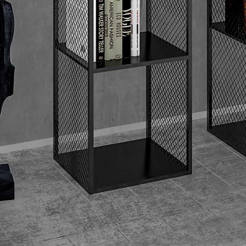 Industrial Metal Bookshelf Iron Open Back Bookcase for Office