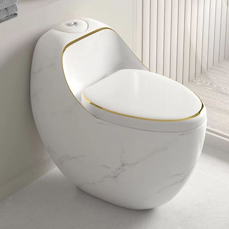 Siphon Jet Toilet Bowl Floor Mounted All-In-One Urine Toilet