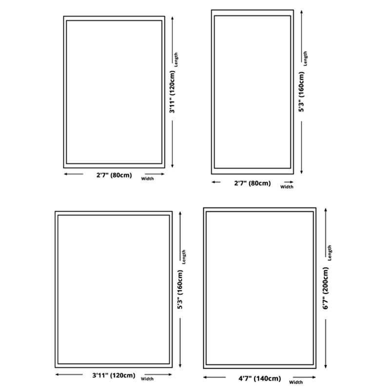 Antique Ethnic Indoor Rug Distressed Flower Print Carpet Non-Slip Backing Rug for Home Decoration