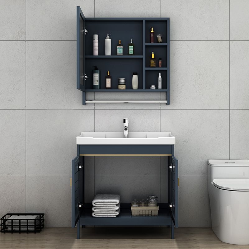 Modern Bathroom Vanity Freestanding 2 Doors Bathroom Vanity Set with Sink