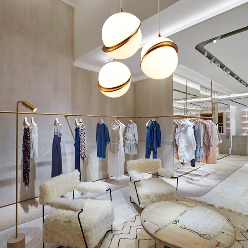 Prendants moderne Light Acrylique Shade suspendu Assaleur pour salle à manger