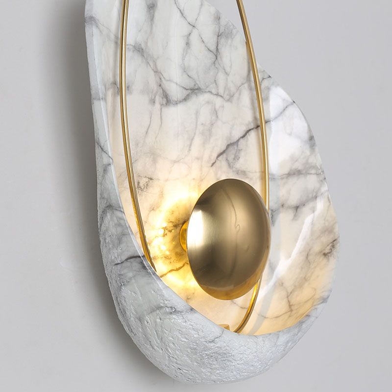 Modern Wall Lamp Nordic Style Resin Wall Mount Lighting for Sitting Room