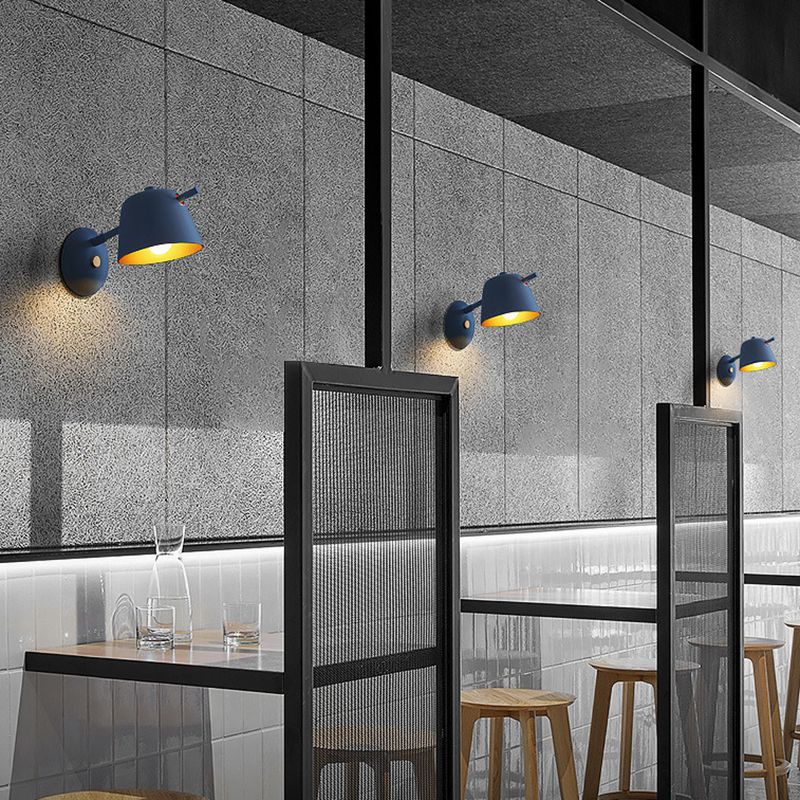 Modern Unique Shape Wall Sconce Lights Metal 1 Light Wall Light for Living Room