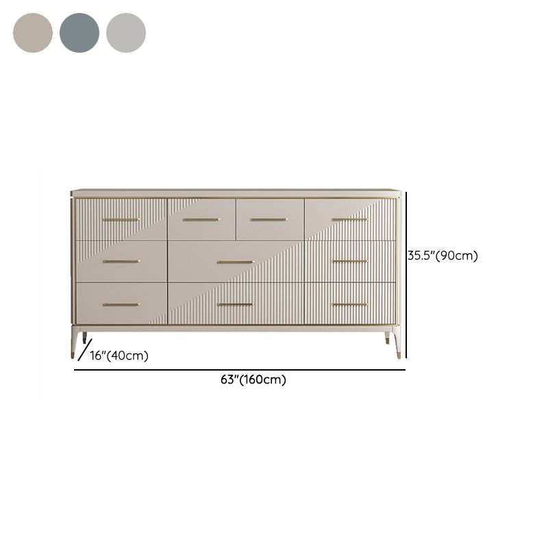 Classic Glam Storage Chest 3/5/6/9/10 Drawers Chest , 15.6/14.82 Inch Width
