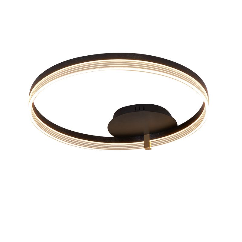 Modern Ceiling Lamp Circle LED Flush Mount Light Fixture for Bedroom